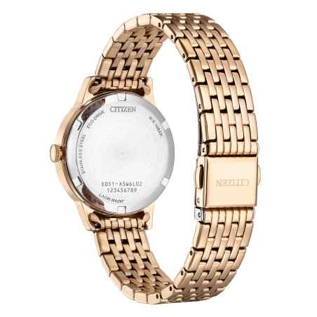 Orologio Oro Rosa Madreperla Lady Dazzling Eco Drive Donna Citizen