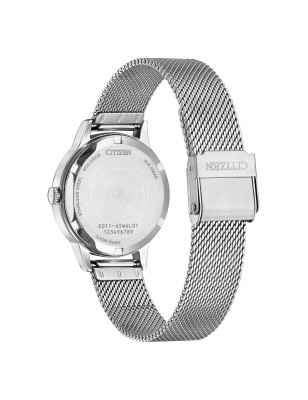 Orologio Acciaio Ice Blue Lady Elegance Eco Drive Donna Citizen