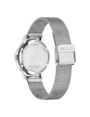 Orologio Acciaio Bianco Lady Elegance Eco Drive Donna Citizen