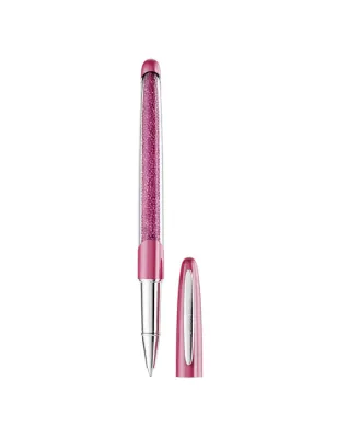 Penna Roller Crystalline Nova Rosa Cromato Donna Swarovski