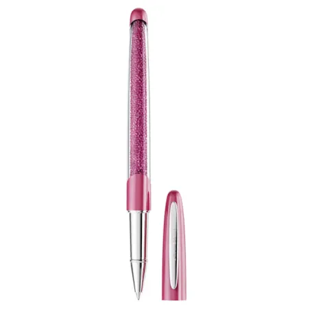 Penna Roller Crystalline Nova Rosa Cromato Donna Swarovski