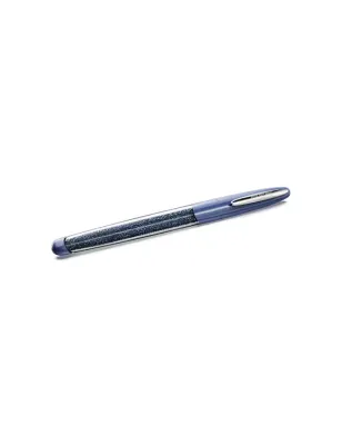 Penna Roller Crystalline Nova Blu Cromato Swarovski