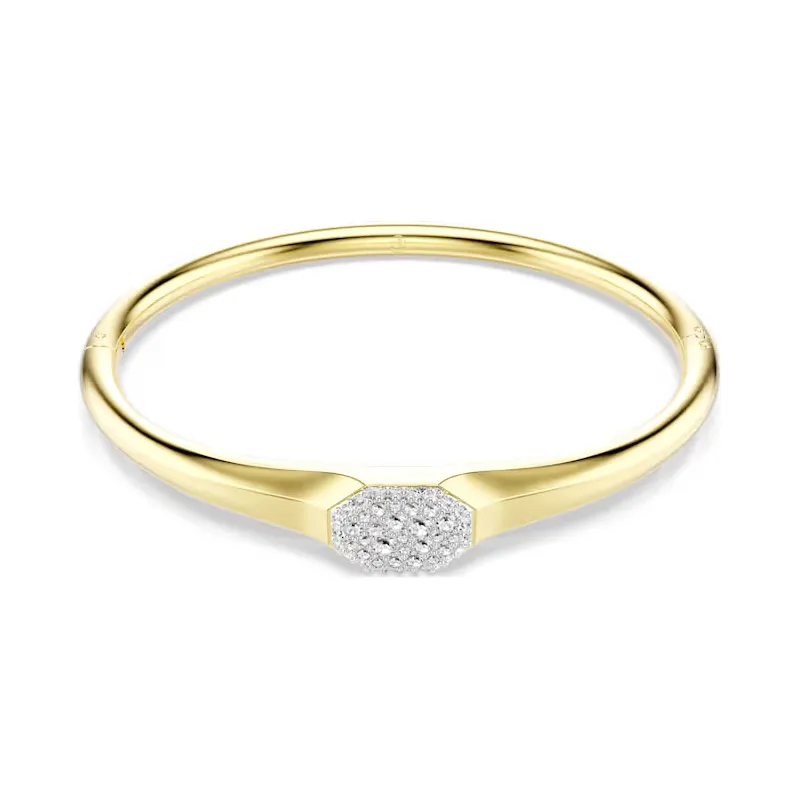 Bracciale rigido Dextera placcato color oro mis.M Donna Swarovski