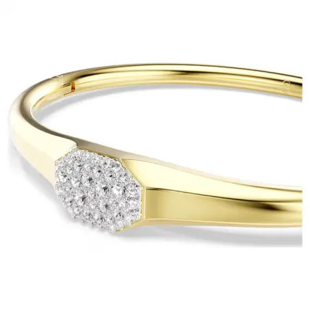 Bracciale rigido Dextera placcato color oro mis.M Donna Swarovski