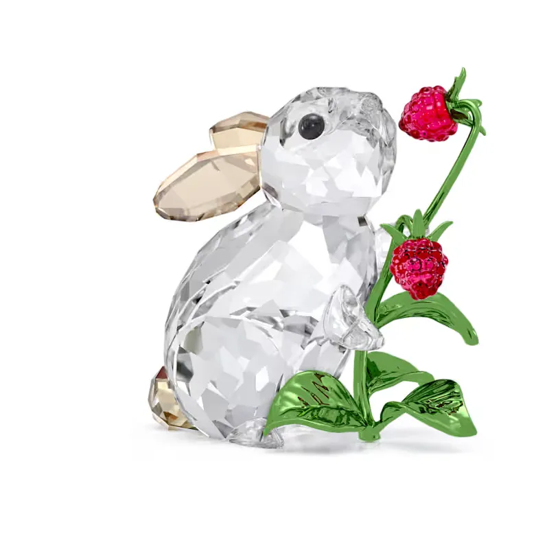 Decorazione Idyllia Coniglio e Lamponi Swarovski