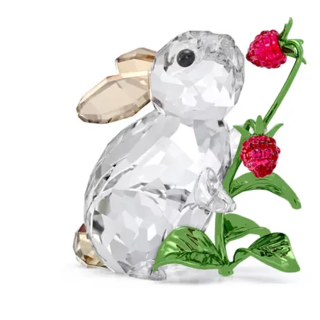 Decorazione Idyllia Coniglio e Lamponi Swarovski