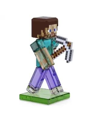 Decorazione Minecraft Steve Swarovski
