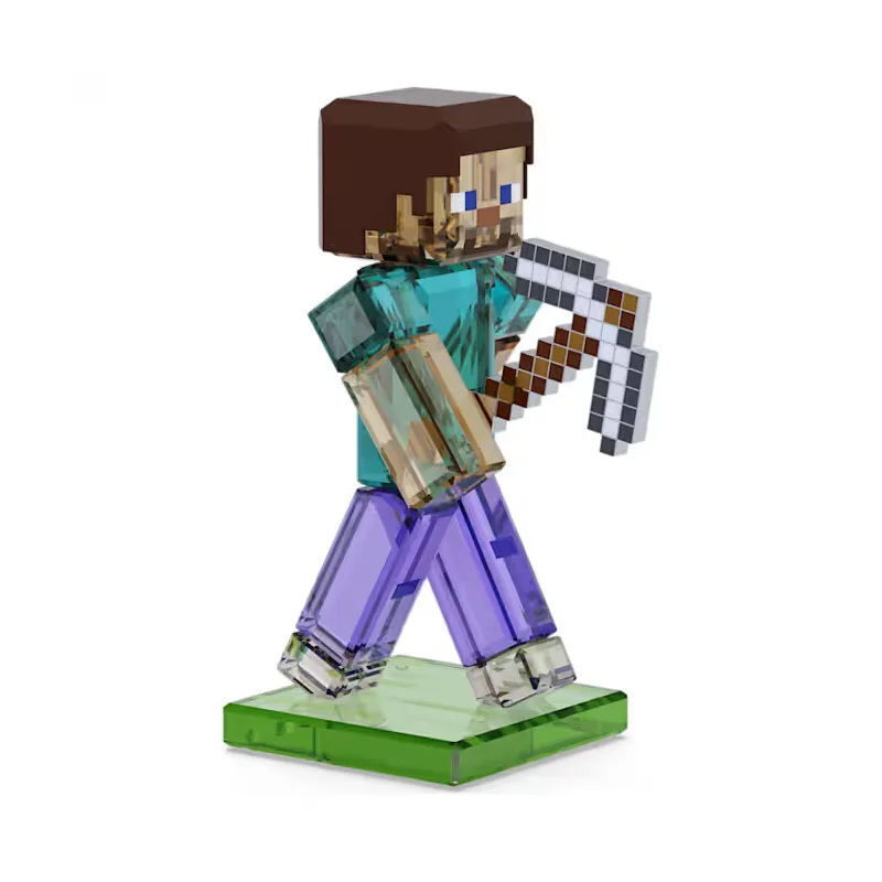 Decorazione Minecraft Steve Swarovski