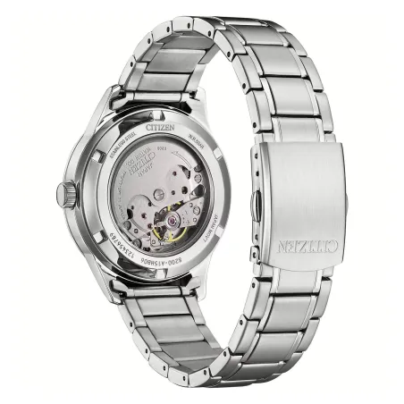 Orologio Blu Acciaio Meccanico Day Date Automatico Uomo Citizen
