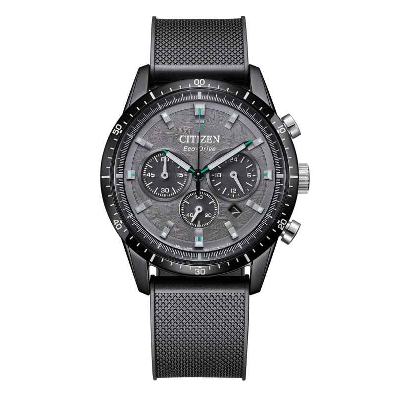 Orologio Grigio Nero Acciaio T9 Crono Eco Drive Uomo Citizen Orologio Grigio Nero Acciaio T9 Crono Eco Drive Uomo Citizen