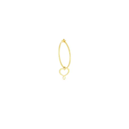 Monorecchino 18Kt cerchio piccolo Cuore Maman Donna Maman et Sophie