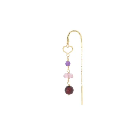 Monorecchino 18Kt Nuvole Rosso Donna Maman et Sophie