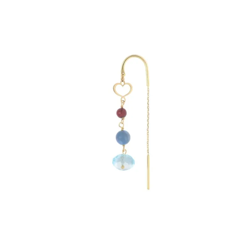 Monorecchino 18Kt Nuvole Blu Donna Maman et Sophie