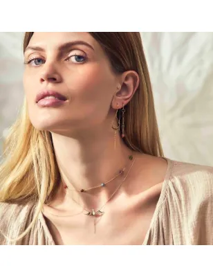 Girocollo 18Kt sfere multicolor Donna Maman et Sophie