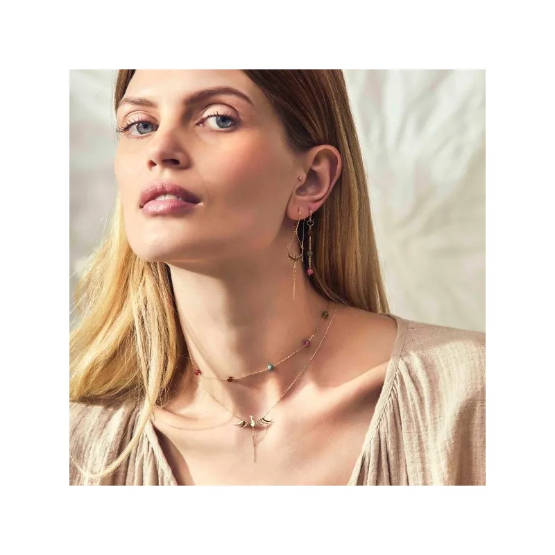 Girocollo 18Kt sfere multicolor Donna Maman et Sophie