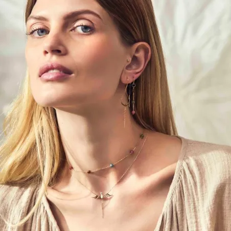 Girocollo 18Kt sfere multicolor Donna Maman et Sophie