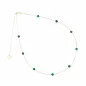 Girocollo 18Kt sfere di Malachite Donna Maman et Sophie Girocollo 18Kt sfere di Malachite Donna Maman et Sophie