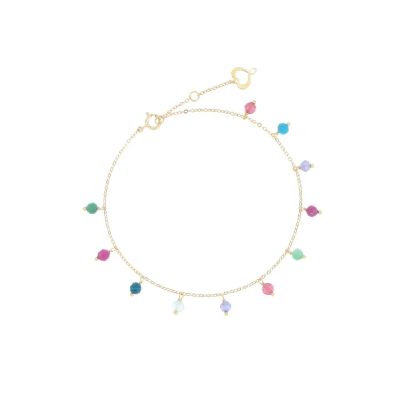 Bracciale 18Kt Pietre pendenti multicolor Donna Maman et Sophie
