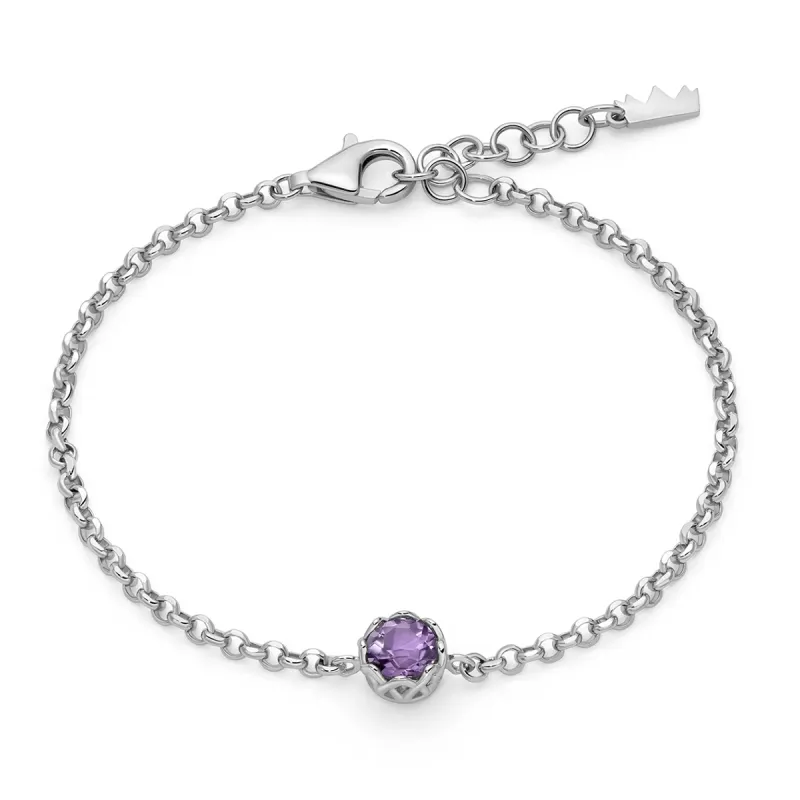 Bracciale Unica Colibrì con Ametista Donna Miluna