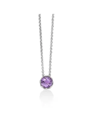 Collana Unica Colibrì con Ametista piccola Donna Miluna