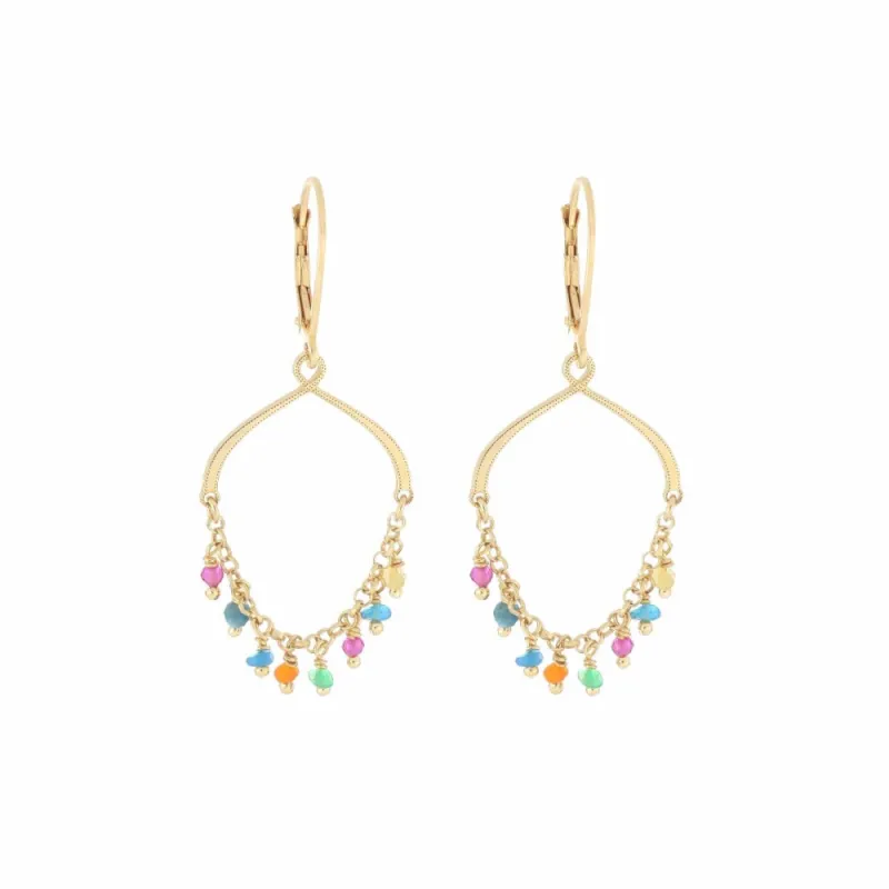 Orecchini Frange multicolor Donna Maman et Sophie