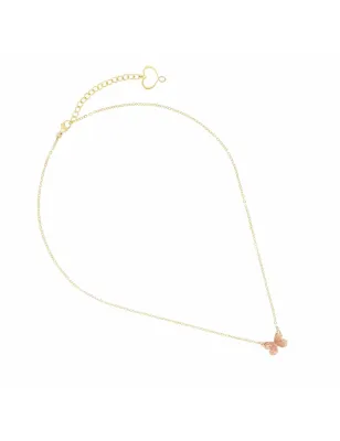 Girocollo Farfalla smalto rosa Donna Maman et Sophie