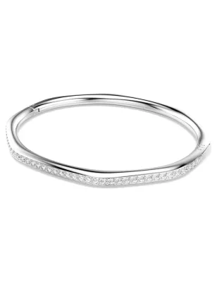 Bracciale rigido Dextera Forma ottagonale Rodio M Donna Swarovski