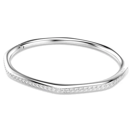 Bracciale rigido Dextera Forma ottagonale Rodio M Donna Swarovski