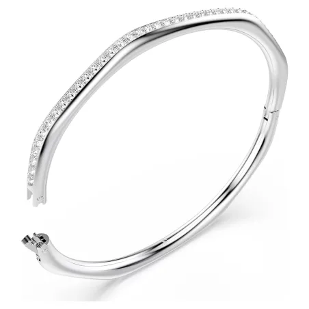 Bracciale rigido Dextera Forma ottagonale Rodio M Donna Swarovski
