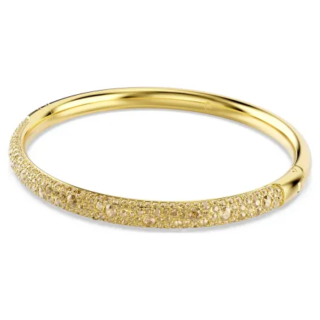 Bracciale rigido Sublima Pavé a neve Dorato M Donna Swarovski