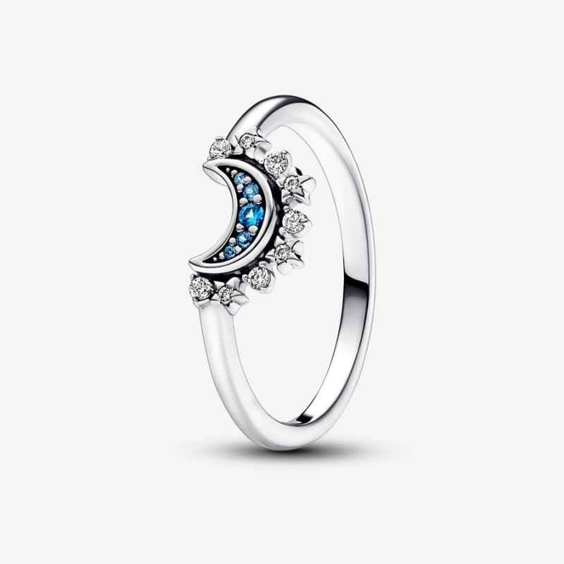 ANELLO LUNA PIETRE BLU MIS.58 DONNA PANDORA 