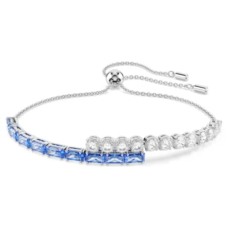 Bracciale Matrix taglio misto bianco e blu Donna Swarovski