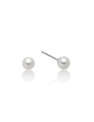 Orecchini Perle gemelle Oriente 4-4,5 mm Oro bianco Donna Miluna