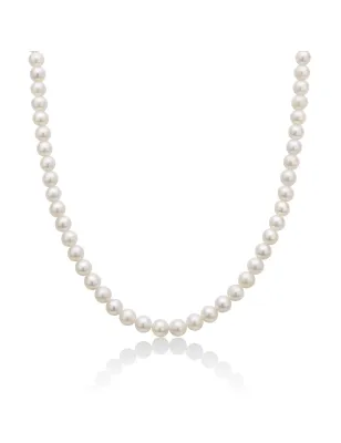 Collana di perle Oriente 40 cm con chiusura in oro bianco Donna Miluna