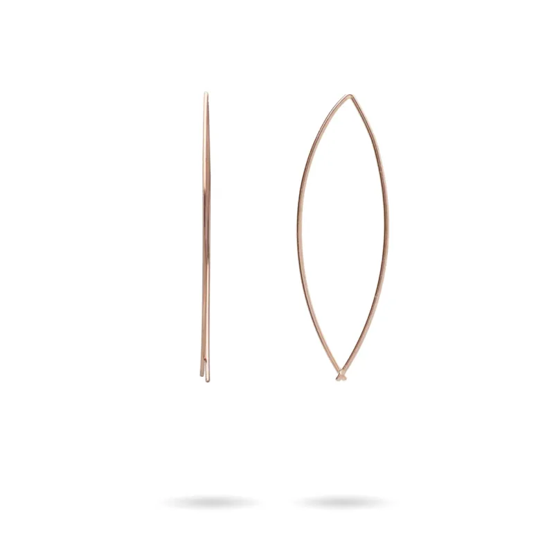 Orecchini Filodamore Pesciolino Oro rosa 9Kt Donna Rubinia Orecchini Filodamore Pesciolino Oro rosa 9Kt Donna Rubinia