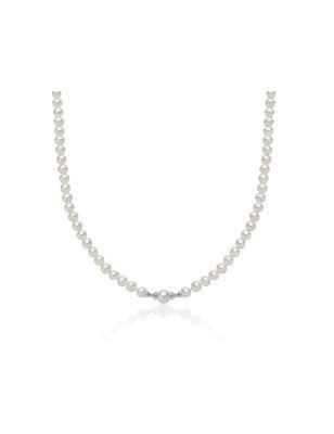 COLLANA PERLE ORO DIAMANTI DONNA MILUNA LE PERLE