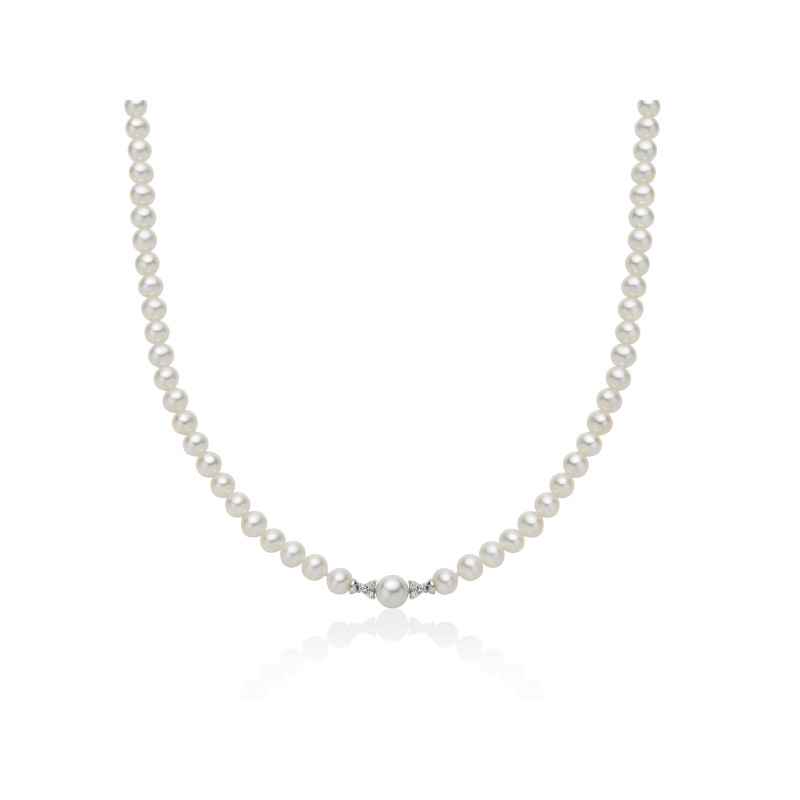 COLLANA PERLE ORO DIAMANTI DONNA MILUNA LE PERLE COLLANA PERLE ORO DIAMANTI DONNA MILUNA LE PERLE