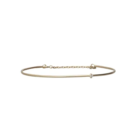 Bracciale rigido Filodamore in Oro Giallo con Diamantino Donna Rubinia