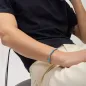 Bracciale Fusion acciaio lava e pietre turchesi Uomo Breil