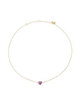 COLLANA CANDY ACCIAIO COLOR ORO E AMETISTA BREIL