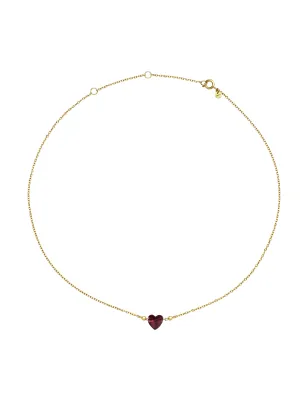 Collana dorata Candy con rodolite Donna Breil