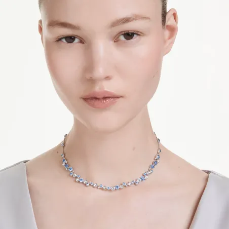 Collana Constella Taglio misto Blu Donna Swarovski