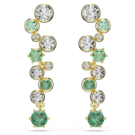 Orecchini pendenti Constella Taglio misto Verdi Donna Swarovski