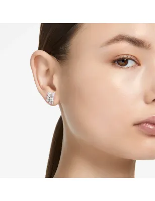 Orecchini lobo Mesmera Taglio misto Fiore Donna Swarovski