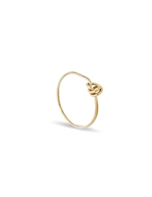Anello Filodamore con Nodino in Oro Giallo m 10 Donna Rubinia