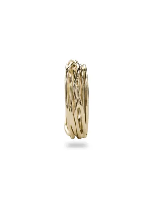 Anello Filodellavita 7 Fili Oro Giallo m 14 Donna Rubinia