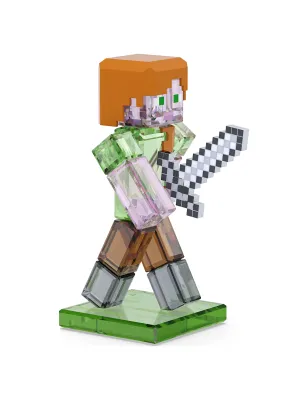 Decorazione Minecraft Alex Donna Swarovski