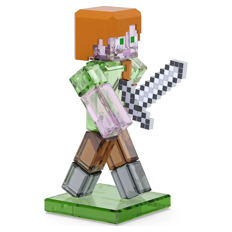 Decorazione Minecraft Alex Donna Swarovski