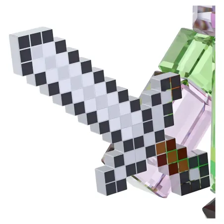 Decorazione Minecraft Alex Donna Swarovski
