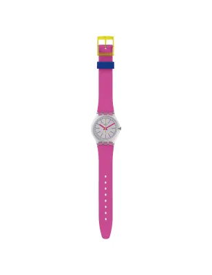 Orologio Fluo Pinky Solo Tempo Donna Swatch